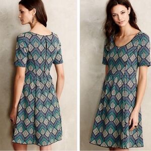 ANTHROPOLOGIE HD in Paris Hollyhock Dress Size Small